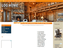 Tablet Screenshot of logcabindirectory.com